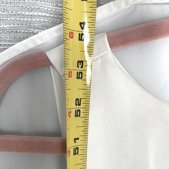 New! Elegant white satin gown - size Petite XS custom - Picture 6 of 9